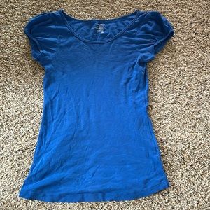 Blue tee